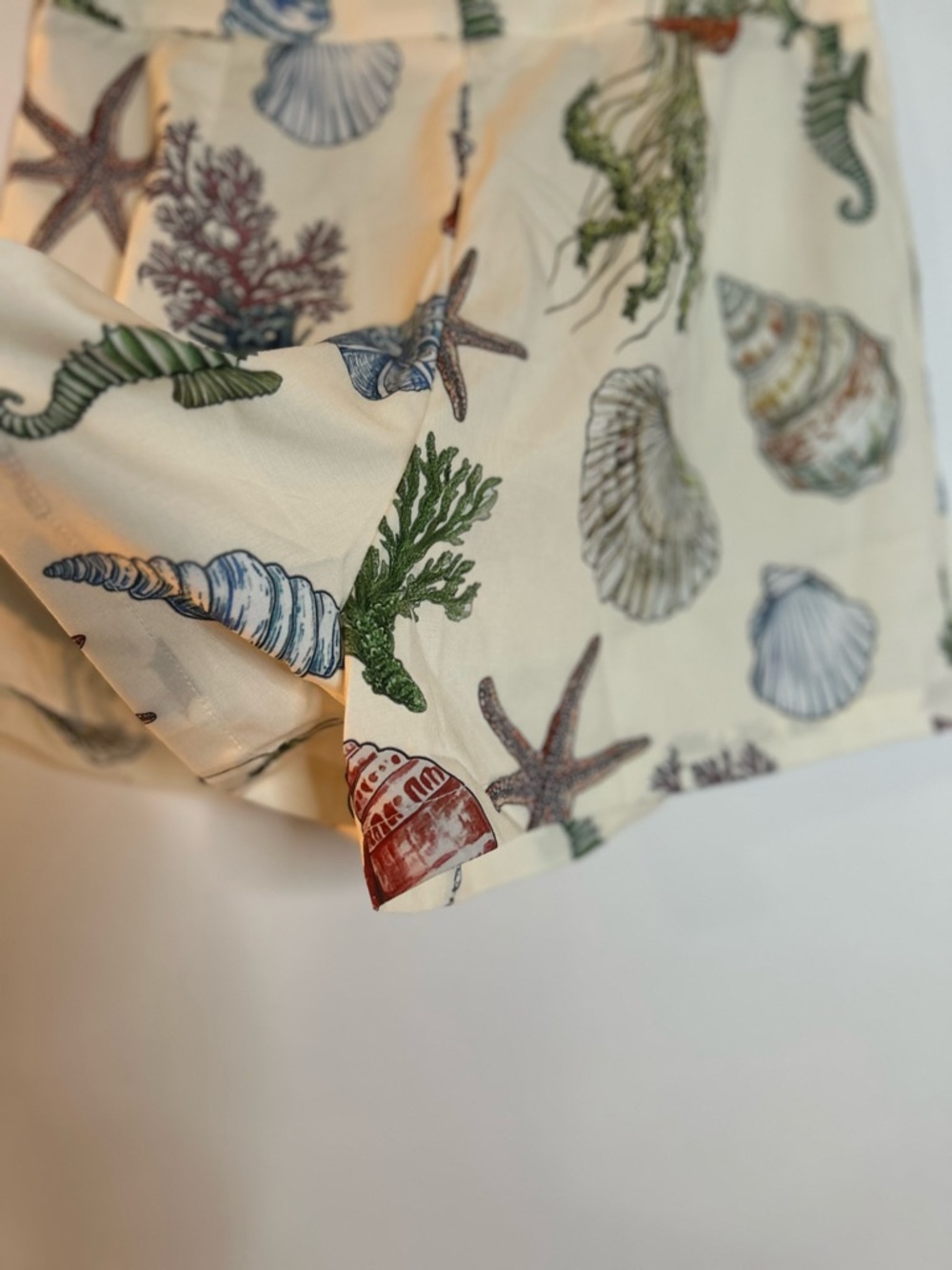 Commense Seashell & Starfish SET High Waist Shorts & Blouse - Picture 12 of 14